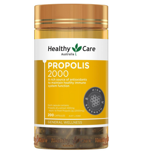 【現貨】$95 購買 澳洲 Healthy Care 天然蜂膠膠囊 2000mg 200粒