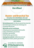 【現貨】$22 購買 德國 Bad Heilbrunner Husten- und Bronchial Tee 天然草本氣管咳嗽茶 1盒8包
