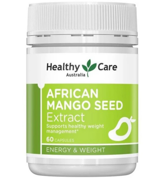 【現貨】$69購買澳洲 Healthy Care African Mango Seed Extract 非洲芒果籽精華膠囊 60粒《不計印商品》