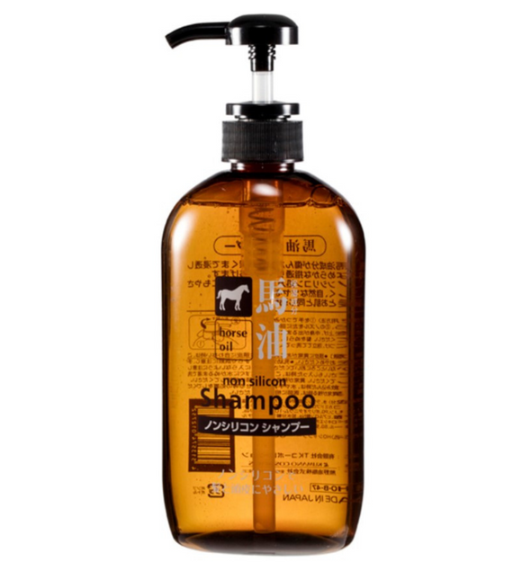 【現貨】Kumano 熊野 無矽純天然弱酸性馬油洗髮水 600ml ,$36/樽