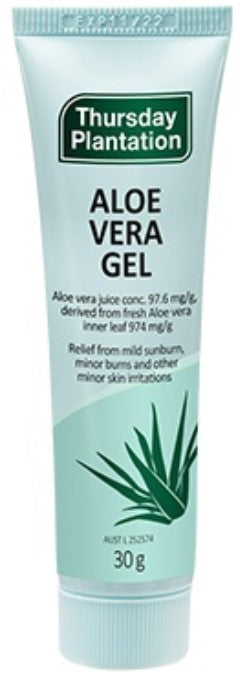 【現貨】 Thursday Plantation Aloe Vera Gel 蘆薈保濕凝膠 30g,$29/支