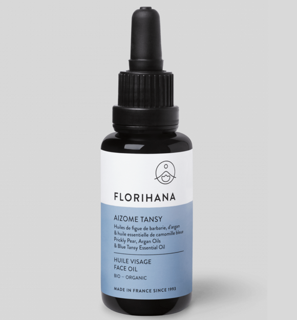 【訂貨: Florihana 12月團】法國 Florihana Aizome Tansy Face Oil 藍艾菊臉部精華油 30ml，$165/樽，《不計印商品》