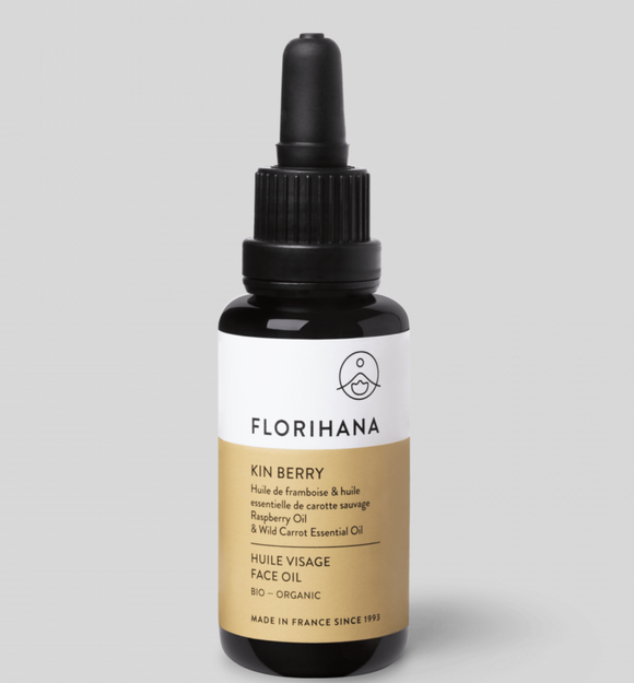 【訂貨: Florihana 12月團】法國 Florihana Kin Berry Face Oil 小金瓶臉部精華油 30ml，$165/樽，《不計印商品》