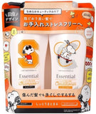 【現貨】日本 Essential x PEANUTS 洗髮護髮套裝 480ml (1組2支)，2組配方任擇，$60/套