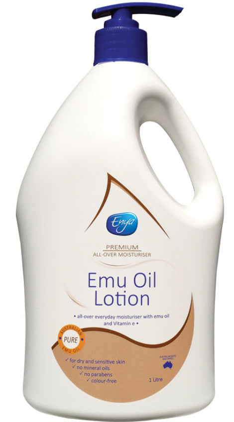 【現貨】 $45 購買澳洲 Enya Emu Oil Lotion 鴯鶓(鴕鳥)油乳液1公升 (1L)