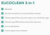 【現貨】澳洲 EucoClean 3-IN-1 BED BUG DEFENSE SYSTEM 除蟎殺蟲、消毒殺菌清潔、空氣淨化，3合1有機噴霧750ml，[A] $55/支，[B] $90/2支 (平均$45/支)