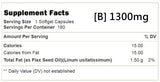 【現貨】 GNC Flax Seed Oil 亞麻仁油膠囊 180粒，[A] $158/1000mg，[B]$198 /1300mg