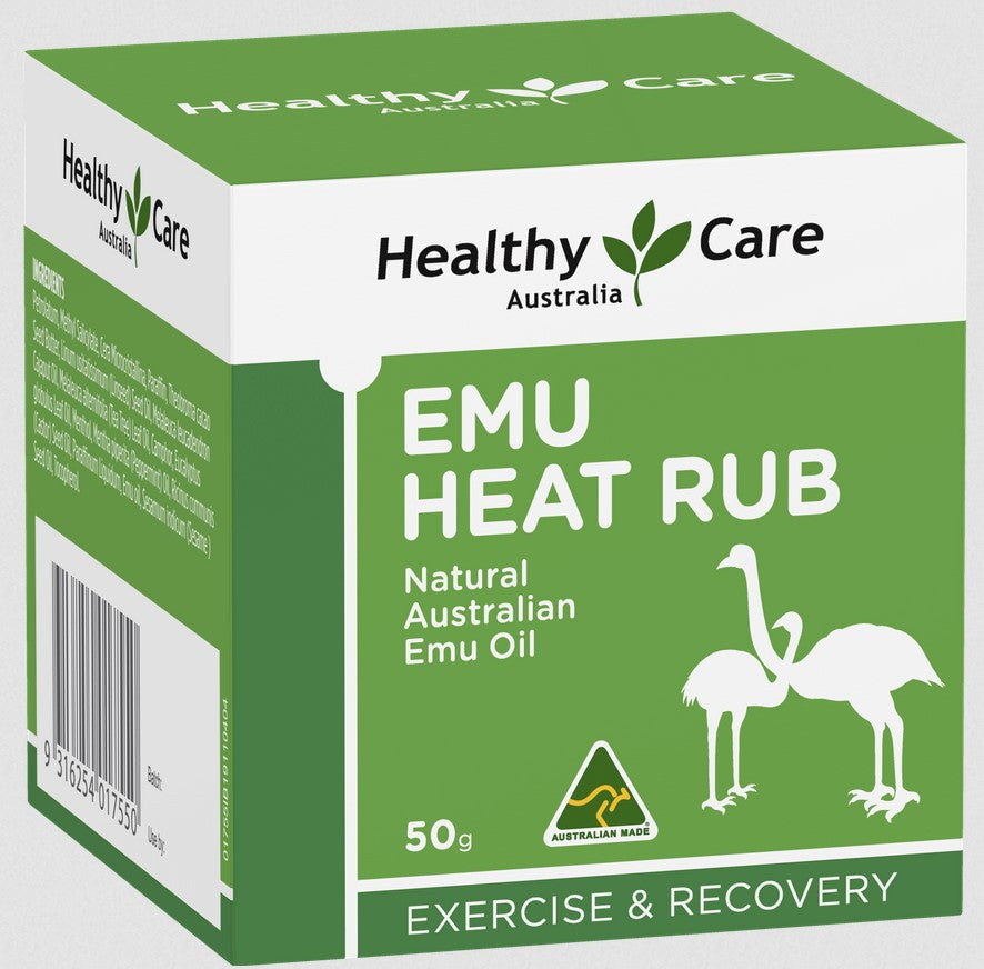 【現貨】澳洲 Healthy Care 鴯鶓油按摩膏50ml / 按摩油 100ml,$79/1件,$207/3件 (平均$69/件) 《不計印商品》