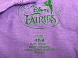【尋寶區】 Little girls fairies graphic T-shirt from Disney 星兒女童短袖T (4T/紫色)，尋寶價 : $20/件 【只限 Whatsapp 落單】【請勿加入購物車】