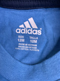 【尋寶區】 adidas Baby Shirt, Baby Boys Sports Tee 藍色短袖T (12M)，尋寶價 : $20/件 【只限 Whatsapp 落單】【請勿加入購物車】