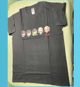 【尋寶區】 黑色 公仔全棉Tee ~3碼 ，尋寶價 : $15/件 【只限 Whatsapp 落單】【請勿加入購物車】