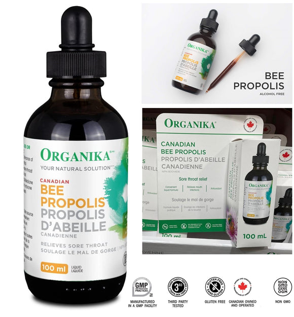 【現貨】$149 購買加拿大 Organika Canadian Bee Propolis Extract Liquid 無酒精蜂膠濃縮液 100ml《不計印商品》